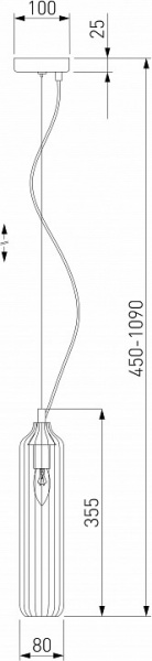 50252/1 белый матовый 50252/1 Eurosvet Siesta