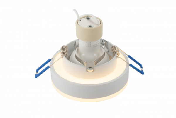 DK4032-WH Встраиваемый светильник, IP 20, 10 Вт, GU10, белый, алюминий/пластик