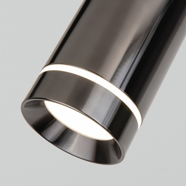 Трековый светодиодный светильник для однофазного шинопровода Glory Черный жемчуг 7W 4200K Glory Черный жемчуг 7W 4200K (LTB39) однофазный Elektrostandard Glory a053068