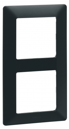 Legrand Valena LIFE. Рамка "Антрацит". 2-постовая универсальная.
