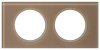 Legrand Celiane2 Смальта мокка Рамка 2-я (2+2 мод)