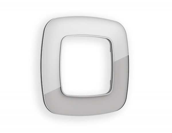 Рамка OMEGA Radian (Серебро Стекло органическое) 1-ая OF320401