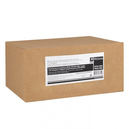 EKF PROxima Выключатель-разъединитель 32У-37A31240-R 400А, 1 направ. с д/г камерами, с передней смещённой рукояткой MAXima