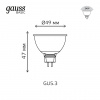 Лампа светодиодная Gauss GU5.3 6,5W 4100К матовая 1013527