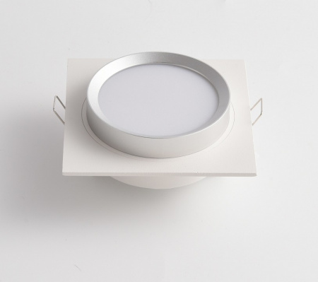 Встраиваемый светильник Downlight DL086-GX53-SQ-WS Maytoni Hoop