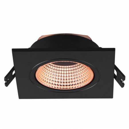DK3071-BBR Встраиваемый светильник, IP 20, 10 Вт, GU5.3, LED, черный/бронзовый, пластик
