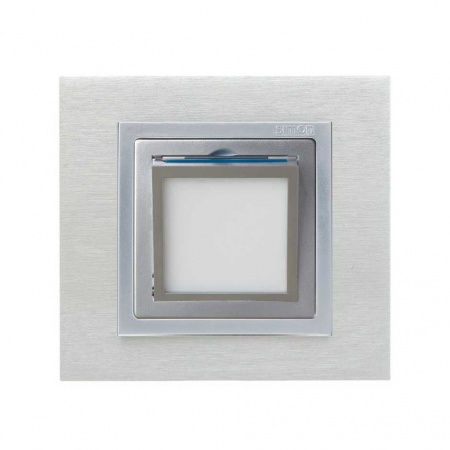 Simon 82 Алюминий Накладка на ориентационный led-светильник, S82,82Нат