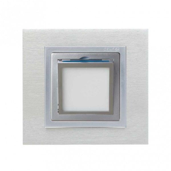 Simon 82 Алюминий Накладка на ориентационный led-светильник, S82,82Нат