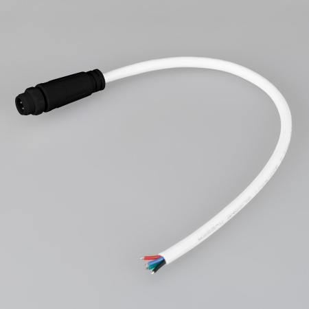 Arlight Коннектор питания MOONLIGHT-SPI/DMX-CON-POWER-MALE-BLK (IP67 Пластик, 3 года)