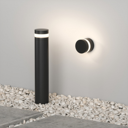 DK9816-BK Ландшафтный уличный светодиодный светильник VEGA, IP65, 12 Вт, 3000K, черный, алюминий