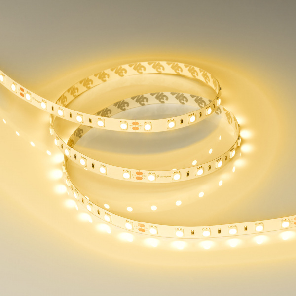 Arlight Светодиодная лента RT-B60-10mm 24V Yellow (14.4 W/m, IP20, 5060, 5m) (14.4 Вт/м, IP20)