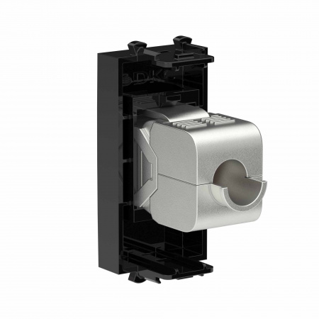 DKC Avanti Компьютерная розетка RJ-45 без шторки модульная, кат.6 экранированная, Черный квадрат, 1 модуль