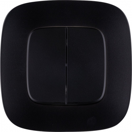 Legrand Valena ALLURE DIY Антрацит Выключатель 2-х клавишный 10А 250В