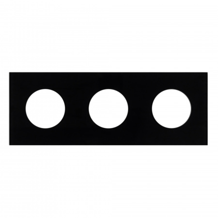 Arlight Рамка стеклянная FRM-GLARE-GC-3-BK (-)