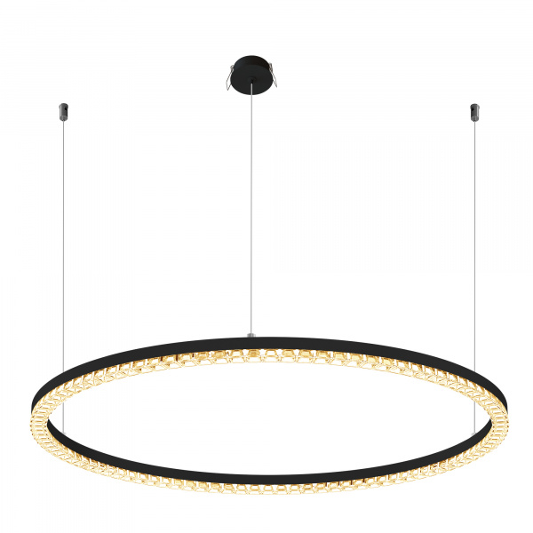 Arlight Светильник SP-DIAMOND-R650-36W Warm3000 (BK, 45 deg, 230V, TRIAC) (IP20 Металл, 5 лет)