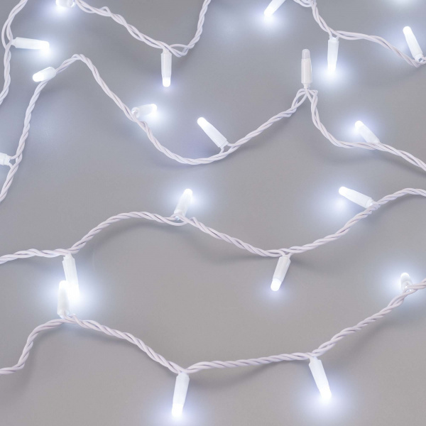 Arlight Светодиодная гирлянда ARD-STRING-CLASSIC-10000-WHITE-100LED-MILK-FLASH White (230V, 7W) (Ardecoled, IP65)