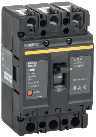 IEK KARAT MASTER Автоматический выключатель ВА88-32 3Р 16А 25кА