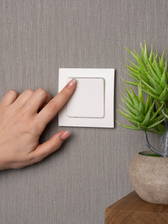 EKF PROxima Стокгольм Белый Выключатель 1-кл, 10А