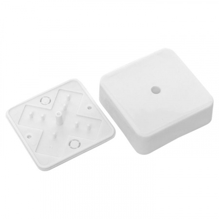 EKF PROxima Коробка разветвительная KMP-030-030 наружная (75х75х26) белая