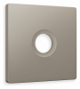 Лицевая панель ALFA (Серо-бежевый матовый) для TV розетки QUANT AP3730