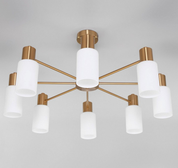 Потолочная люстра в стиле лофт 70160/8 латунь Eurosvet Vegga