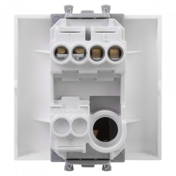 DKC Avanti Белое облако Кнопка 16А 2 модуля