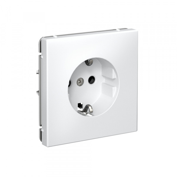 Systeme Electric ArtGallery Белый Розетка с заземлением, 16А, механизм, быстрозажим. клем.