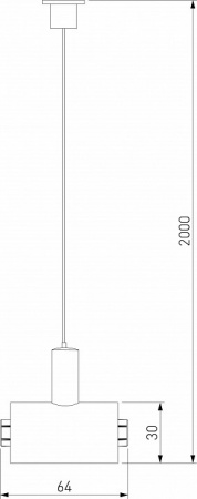 Module System Набор подвеса с питанием (черный) 85185/00 Elektrostandard Module System a066182