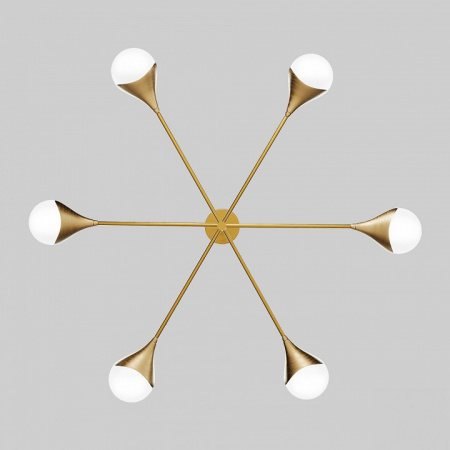 Потолочный светильник 60168/6 латунь Eurosvet Calyx