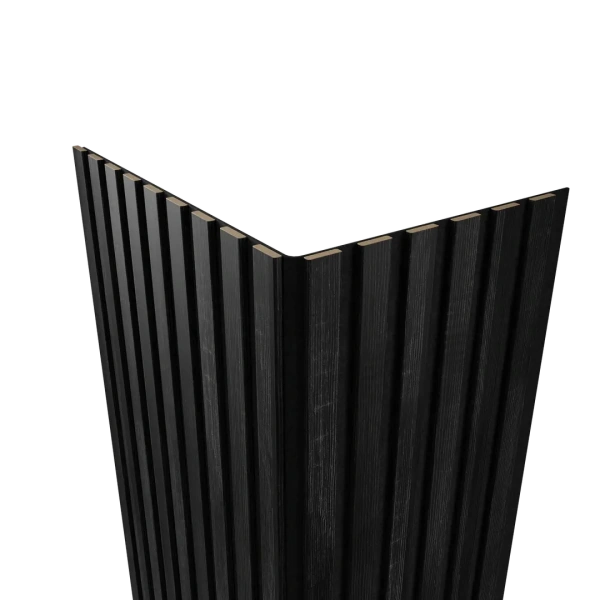 Акустическая панель FLEX Дуб Графит 1200×600 мм рейка 25х6 мм