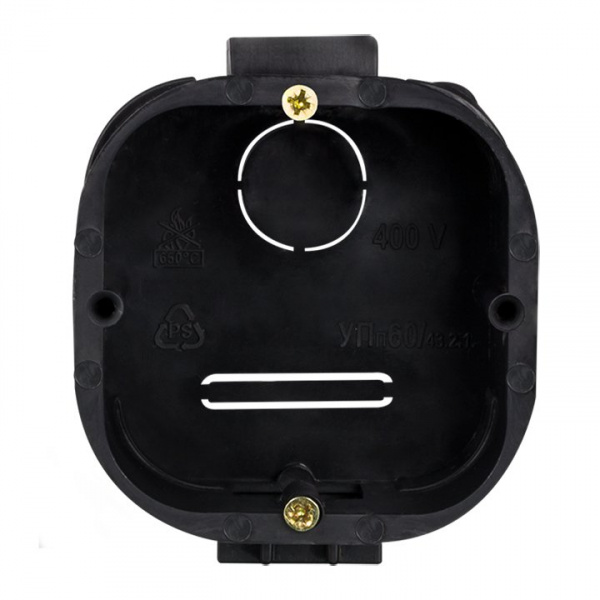 EKF PROxima Коробка установочная КМТ-010-003 для твердых стен усиленная (68х68х42) с саморезами IP20