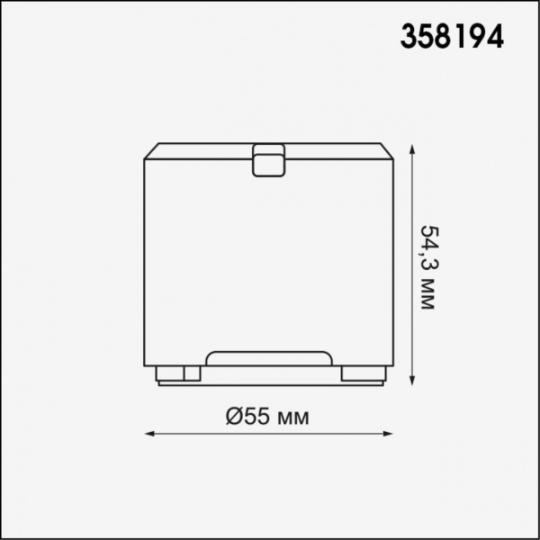 Встраиваемый светодиодный светильник Novotech Melang Spot 358194