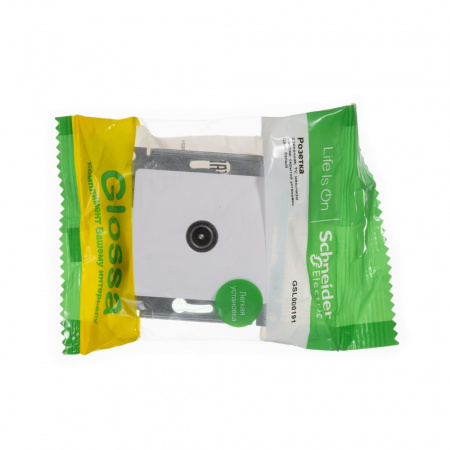 SE Glossa Бел Розетка TV оконечная 1DB