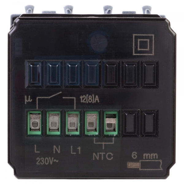 DKC Avanti Закаленная сталь Термостат для теплых полов 2 модуля