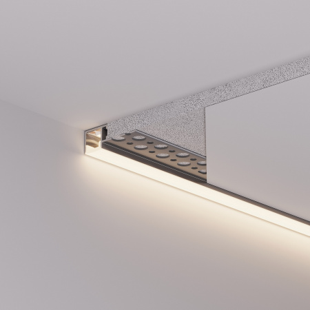 Arlight Профиль FANTOM-W12-EDGE-2000 ANOD (Алюминий)