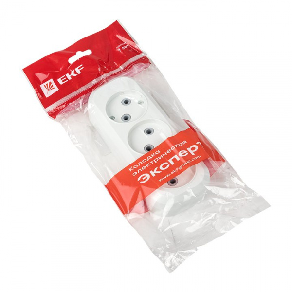 EKF PROxima Колодка 3 гн. 10А 2,2кВт б/з Эксперт