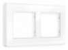 Рамка ALFA Arctic (Белый Стекло органическое) 2-ая AF580102