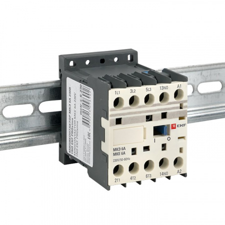 EKF PROxima Миниконтактор МКЭ 6А 230В 1NO