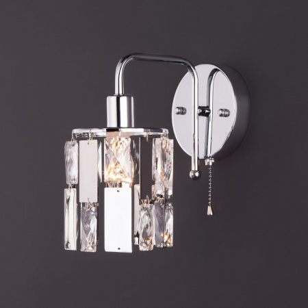 Бра с хрусталем 10101/1 хром Eurosvet Scoppio