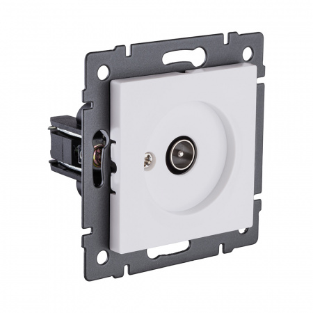 Розетка TV (папа), белый матовый Kollinger REA-007WM для Aspekt, Eleganz, Reflex