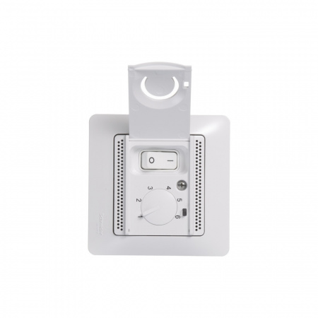 SE Glossa Бел Термостат электронный теплого пола с датчиком, 10A (в сборе с рамкой)