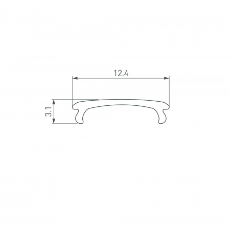 Экран ALM-W13-2020 OPAL-PM матовый (Arlight, Пластик)