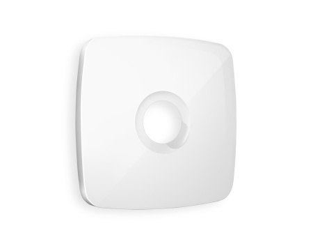 Лицевая панель OMEGA (Белый глянец) для TV розетки QUANT OP1130