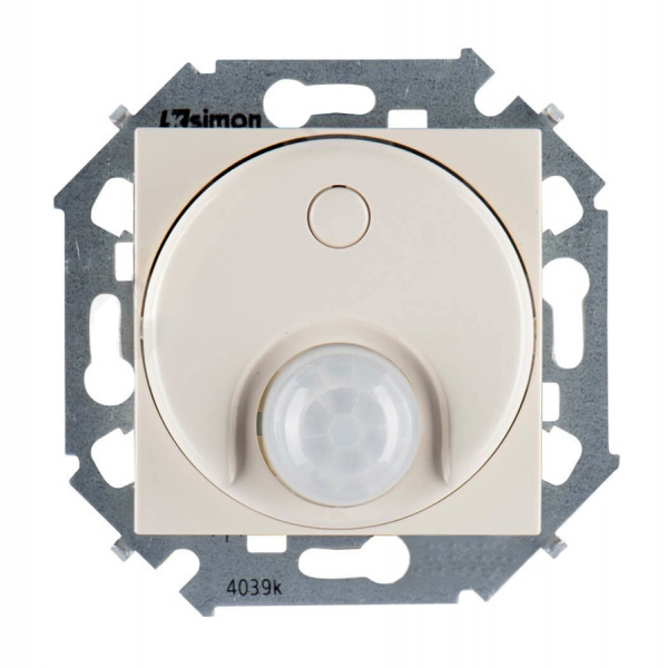 Simon 15 Бежевый Выключатель с датчиком движения 500 Вт, 230 В, винт.зажим