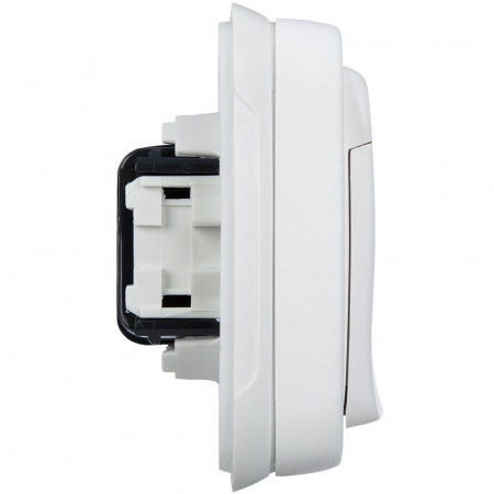 Legrand Plexo Arctic Антибактериальный Розетка с/з с крышкой в сборе