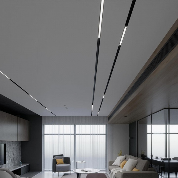 Slim Magnetic Умный трековый светильник 30W 2700-6500K Dim L03 (чёрный) 85080/01 Elektrostandard Slim Magnetic a063541