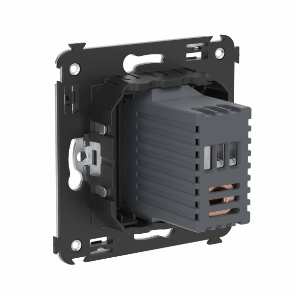 DKC Avanti Черный матовый Диммер поворотный