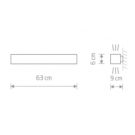 Настенный светильник Nowodvorski Soft Wall Led 60x6 7528
