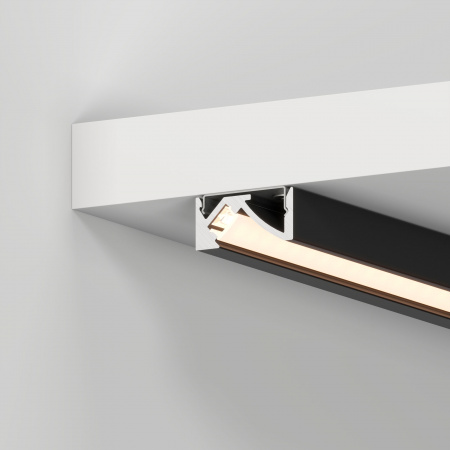 Arlight Профиль SL-BEVEL-W21-2000 ANOD BLACK (Алюминий)