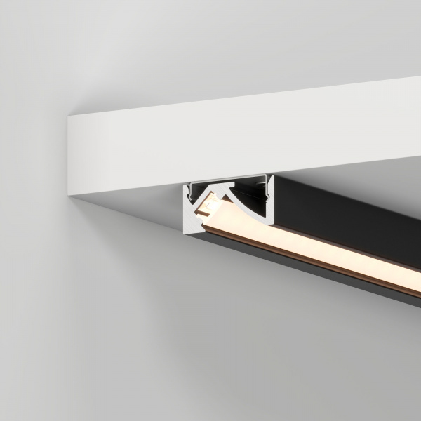 Arlight Профиль SL-BEVEL-W21-2000 ANOD BLACK (Алюминий)